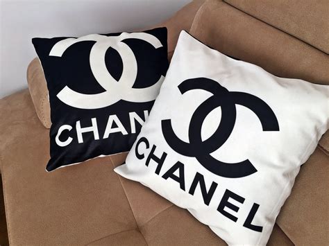 replica chanel pillow|Chanel pillows for bed.